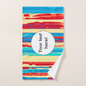 Waterverven textuur handdoek (Handdoek)