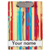 Waterverven textuur klembord (Voorkant)