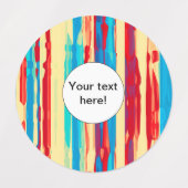 Waterverven textuur labels (Design 1)