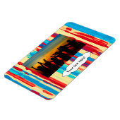 Waterverven textuur magneet (Linkerzijde)