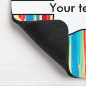 Waterverven textuur muismat (Hoek)