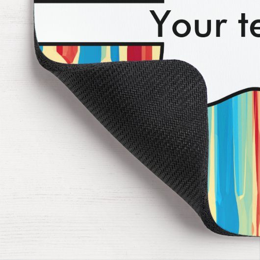 Waterverven textuur muismat (Hoek)