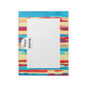 Waterverven textuur notitieblok (Linkerzijde)