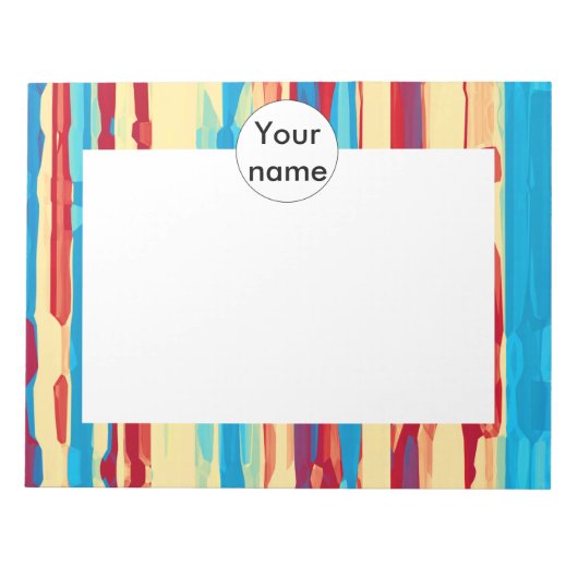 Waterverven textuur notitieblok (Voorkant)