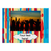 Waterverven textuur perfect poster (Voorkant)