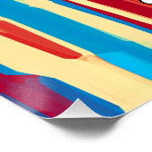 Waterverven textuur perfect poster (Hoek)