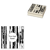 Waterverven textuur rubberstempel (Gestempeld)