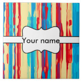 Waterverven textuur tegeltje (Voorkant)