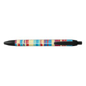 Waterverven textuur zwarte inkt pen (Achterkant)