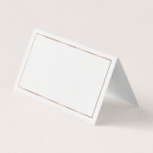 Waterverven Tropical Flowers Boeket Visitekaartje (Achterkant)