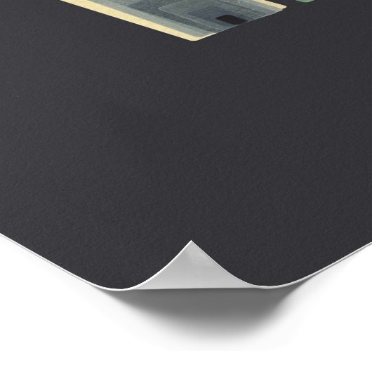 waterverven van de 17e eeuw - Deuren Poster (Hoek)