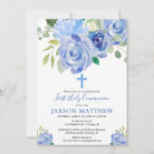 Waterverven van de eerste Heilige Communiejongen b Kaart (Voorkant)