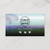 Waterverven van het landschap Mousserende diamante Visitekaartje (Voorkant)