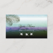 Waterverven van het landschap Mousserende diamante Visitekaartje (Voorkant)