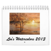 Waterverven van Lin2013 Kalender (Hoes)