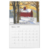 Waterverven van New England 2017 Calendar-Meserve Kalender (Feb 2027)