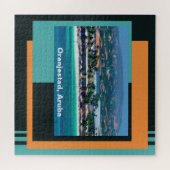 Waterverven van Oranjestad, Aruba Legpuzzel (Horizontaal)