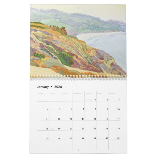 Waterverven van robinpurcell@gmail.com kalender (Jan 2026)