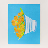 waterverven van Sinaasappels Legpuzzel (Verticaal)