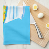 waterverven van Sinaasappels Theedoek (Quarter Fold)