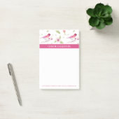 Waterverven Vogels en Bloemen Post-it® Notes (Kantoor)