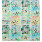 Waterverven voor Collectie van kalkoenen Douchegordijn (Voorkant)