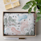 Waterverven voor Cute Cats & Yarn Pastel Illustrat Tissuepapier (Geschenk)