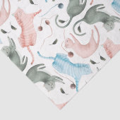 Waterverven voor Cute Cats & Yarn Pastel Illustrat Tissuepapier (Detail)