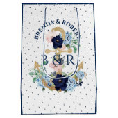 Waterverven voor het anker van de vloerboot medium cadeauzakje (Achterkant)