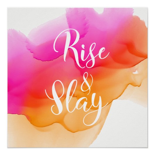 Waterverven voor hoger en laag perfect poster (Voorkant)