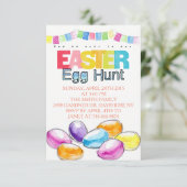 Waterverven voor paaseieren kaart (Staand voorkant)