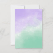 Waterverven voor paaseieren kaart (Achterkant)