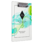 Waterverven voor stromende inkt abstracte marmerin klembord (Rechts)