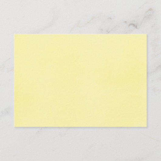 Waterverven voor zonnebloembruiloft RSVP Informatiekaartje (Achterkant)