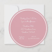 Waterverven Vrijgezellenfeest Flowers Kaart (Achterkant)