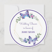 Waterverven Vrijgezellenfeest Flowers Kaart (Voorkant)