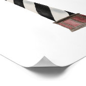 Waterverven vuurtoren vuurtoren poster (Hoek)