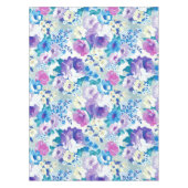 Waterverven Zomerbloemen Illustratiepatroon Tafelkleed (Voorkant)