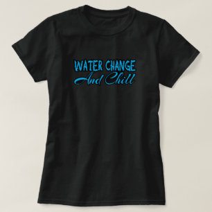 Waterverversing en koude grappige aquariumliefhebb t-shirt