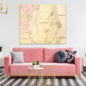 Waterville, Kennebec County Canvas Afdruk (Insitu (Woonkamer))