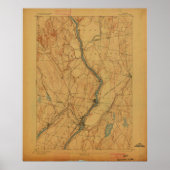 Waterville Maine  Map Poster (Voorkant)