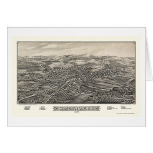 Waterville, NY Panoramic Map - 1885
