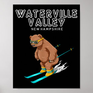 Waterville Valley New Hampshire - Grappige Ski Gri Poster