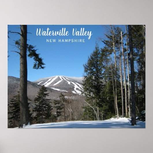 Waterville Valley New Hampshire Ski Resort Poster (Voorkant)
