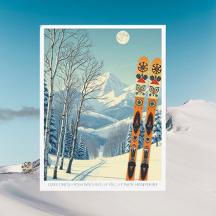 Waterville Valley New Hampshire skigebied Ansichtk Briefkaart
