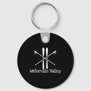 Waterville Valley Rustic Ski Skiski Ski Stokken Sk Sleutelhanger