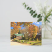 Waterville Vermont Covered Bridge en Village Briefkaart (Staand voorkant)