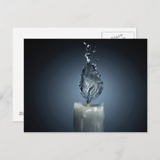 Watervlam Briefkaart (Voorkant / Achterkant)