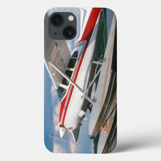 Watervliegtuig bij het opstijgen, Victoriawaterval Case-Mate iPhone Case (Achterkant)