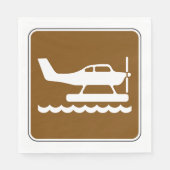 Watervliegtuigen Bord Servet (Voorkant)